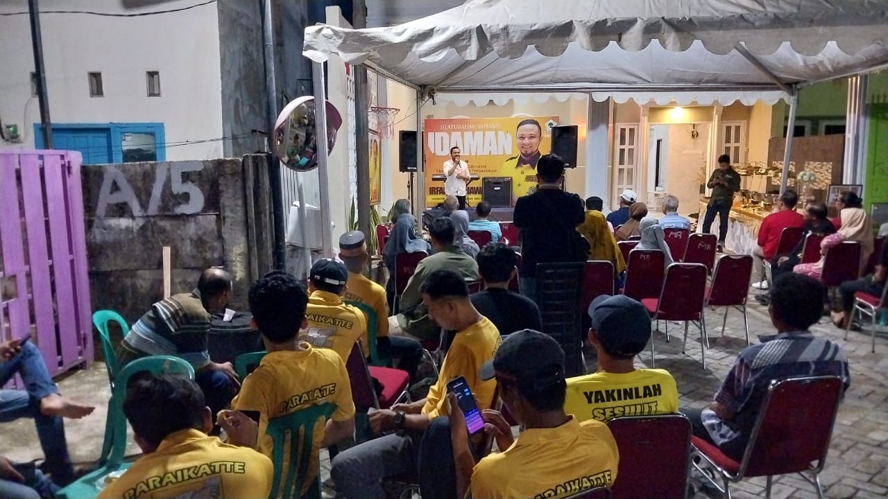 Siap Maju Caleg DPRD, Irfan Darmawan Minta Restu ke Warga Parang Tambung