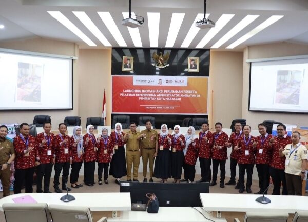 Pj Sekda Makassar Resmi Launching 20 Inovasi Aksi Perubahan Peserta PKA Angkatan XI